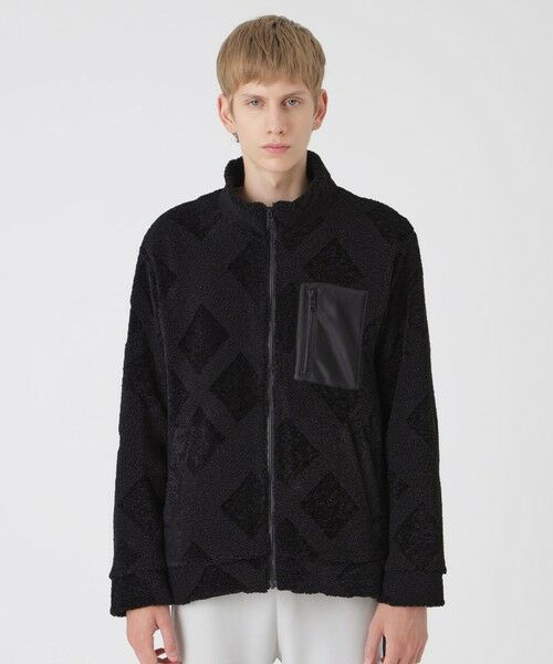 BLUE LABEL / BLACK LABEL CRESTBRIDGE / ブルーレーベル / ブラックレーベル・クレストブリッジ  カットソー | 【BLACK lab.】シャドーチェックボアブルゾン | 詳細8