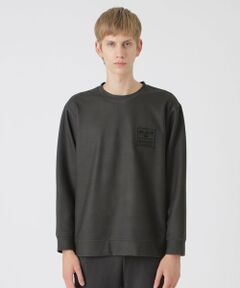 BLUE LABEL / BLACK LABEL CRESTBRIDGE / ブルーレーベル / ブラックレーベル・クレストブリッジ  カットソー | 【BLACK lab.】ダウンファブリックロゴスウェットシャツ