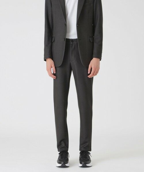 BLUE LABEL / BLACK LABEL CRESTBRIDGE / ブルーレーベル / ブラックレーベル・クレストブリッジ その他パンツ | 【BLACK lab.】ライトウェイトダウンファブリックトラウザーズ(ブラック)