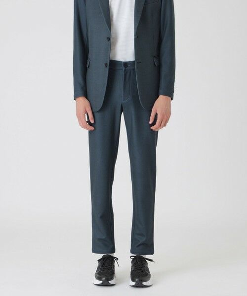 BLUE LABEL / BLACK LABEL CRESTBRIDGE / ブルーレーベル / ブラックレーベル・クレストブリッジ その他パンツ | 【BLACK lab.】ライトウェイトダウンファブリックトラウザーズ(ネイビー1)