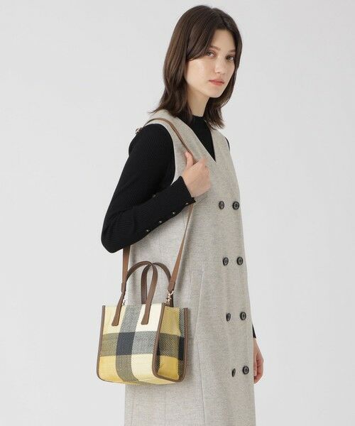 BLUE LABEL / BLACK LABEL CRESTBRIDGE / ブルーレーベル / ブラックレーベル・クレストブリッジ  ショルダーバッグ | クレストブリッジチェックスラブプリペラトート | 詳細13