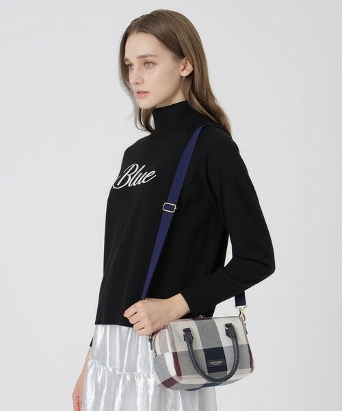 BLUE LABEL / BLACK LABEL CRESTBRIDGE / ブルーレーベル / ブラックレーベル・クレストブリッジ  ショルダーバッグ | クレストブリッジチェックキャンバスミニボストンバッグ | 詳細1