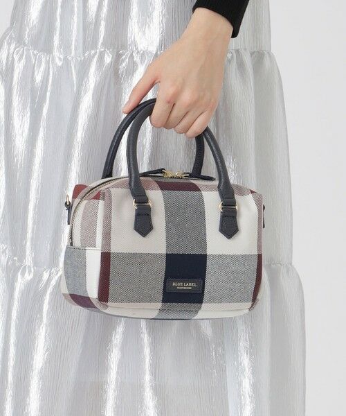 BLUE LABEL / BLACK LABEL CRESTBRIDGE / ブルーレーベル / ブラックレーベル・クレストブリッジ  ショルダーバッグ | クレストブリッジチェックキャンバスミニボストンバッグ | 詳細2