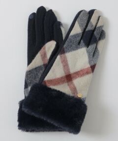 BLUE LABEL / BLACK LABEL CRESTBRIDGE / ブルーレーベル / ブラックレーベル・クレストブリッジ  手袋 | クレストブリッジチェックファーグローブ