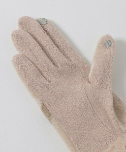 BLUE LABEL / BLACK LABEL CRESTBRIDGE / ブルーレーベル / ブラックレーベル・クレストブリッジ  手袋 | クレストブリッジチェックファーグローブ | 詳細1