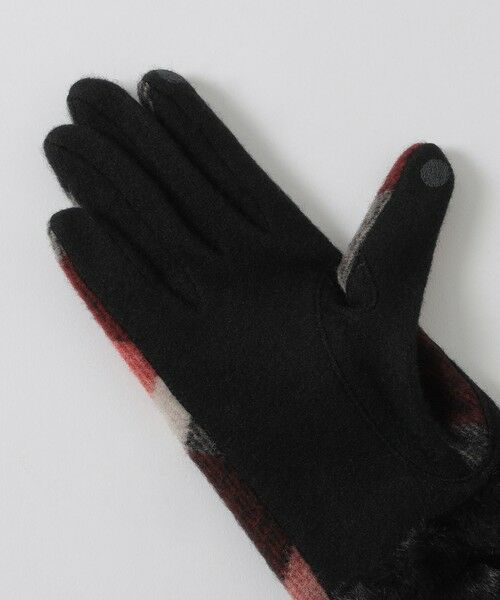 BLUE LABEL / BLACK LABEL CRESTBRIDGE / ブルーレーベル / ブラックレーベル・クレストブリッジ  手袋 | クレストブリッジチェックファーグローブ | 詳細4