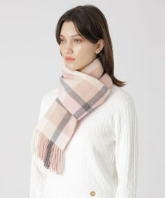 Burberry Blue Lable ピンク フリンジ マフラー BLUE LABEL / BLACK LABEL CRESTBRIDGE / ブルーレーベル