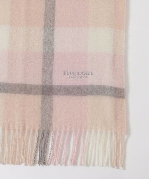 BLUE LABEL / BLACK LABEL CRESTBRIDGE / ブルーレーベル / ブラックレーベル・クレストブリッジ  マフラー・ショール・スヌード・ストール | クレストブリッジチェックウォッシャブルカシミヤマフラー | 詳細1