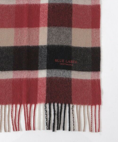 BLUE LABEL / BLACK LABEL CRESTBRIDGE / ブルーレーベル / ブラックレーベル・クレストブリッジ  マフラー・ショール・スヌード・ストール | クレストブリッジチェックウォッシャブルカシミヤマフラー | 詳細3