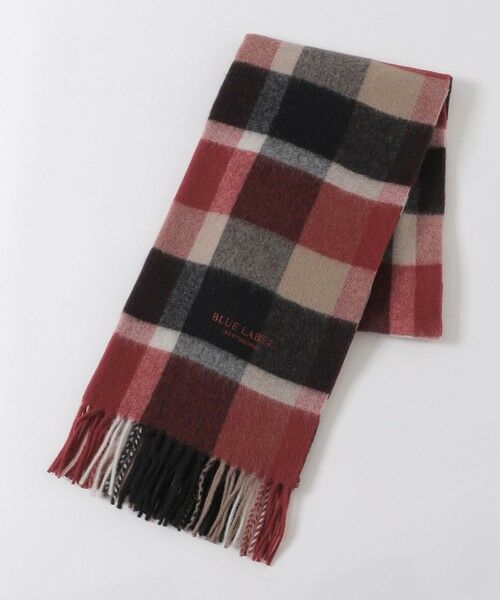 BLUE LABEL / BLACK LABEL CRESTBRIDGE / ブルーレーベル / ブラックレーベル・クレストブリッジ  マフラー・ショール・スヌード・ストール | クレストブリッジチェックウォッシャブルカシミヤマフラー | 詳細4