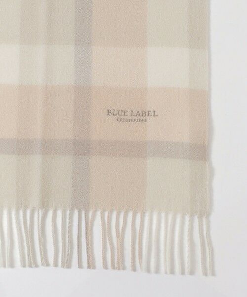 BLUE LABEL / BLACK LABEL CRESTBRIDGE / ブルーレーベル / ブラックレーベル・クレストブリッジ  マフラー・ショール・スヌード・ストール | クレストブリッジチェックウォッシャブルカシミヤマフラー | 詳細7