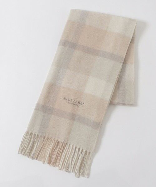 BLUE LABEL / BLACK LABEL CRESTBRIDGE / ブルーレーベル / ブラックレーベル・クレストブリッジ  マフラー・ショール・スヌード・ストール | クレストブリッジチェックウォッシャブルカシミヤマフラー | 詳細8