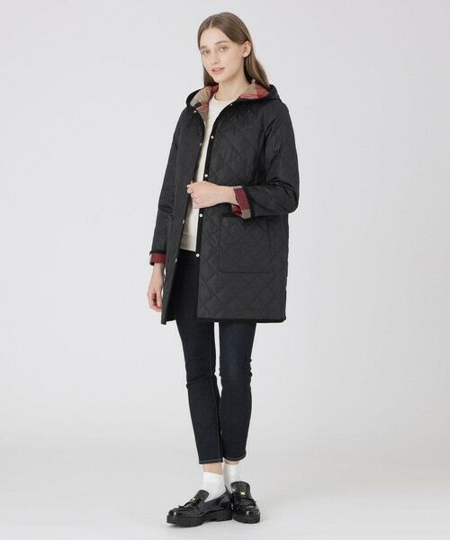 BLUE LABEL / BLACK LABEL CRESTBRIDGE / ブルーレーベル / ブラックレーベル・クレストブリッジ  その他アウター | 【取扱店舗限定】ナチュラルタフタキルティングコート | 詳細1