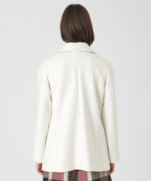 BLUE LABEL / BLACK LABEL CRESTBRIDGE / ブルーレーベル / ブラックレーベル・クレストブリッジ その他アウター | ツイルメルトンピーコート | 詳細4