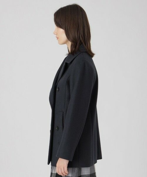 BLUE LABEL / BLACK LABEL CRESTBRIDGE / ブルーレーベル / ブラックレーベル・クレストブリッジ その他アウター | ツイルメルトンピーコート | 詳細11