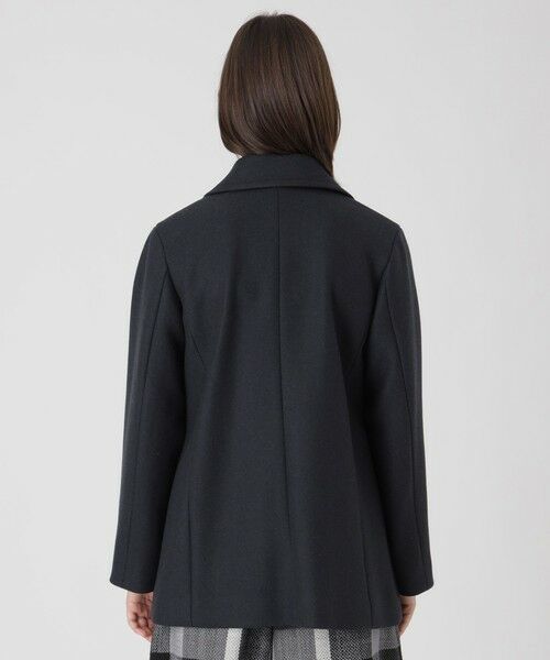 BLUE LABEL / BLACK LABEL CRESTBRIDGE / ブルーレーベル / ブラックレーベル・クレストブリッジ その他アウター | ツイルメルトンピーコート | 詳細12