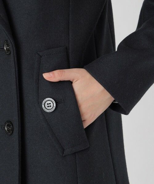 BLUE LABEL / BLACK LABEL CRESTBRIDGE / ブルーレーベル / ブラックレーベル・クレストブリッジ その他アウター | ツイルメルトンピーコート | 詳細13