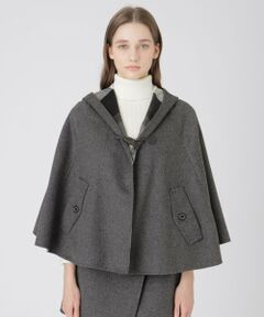 BLUE LABEL / BLACK LABEL CRESTBRIDGE / ブルーレーベル / ブラックレーベル・クレストブリッジ  その他アウター | 【取扱店舗限定】クレストブリッジチェックリバーポリウールケープコート