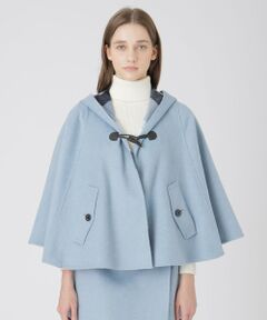 BLUE LABEL / BLACK LABEL CRESTBRIDGE / ブルーレーベル / ブラックレーベル・クレストブリッジ  その他アウター | 【取扱店舗限定】クレストブリッジチェックリバーポリウールケープコート