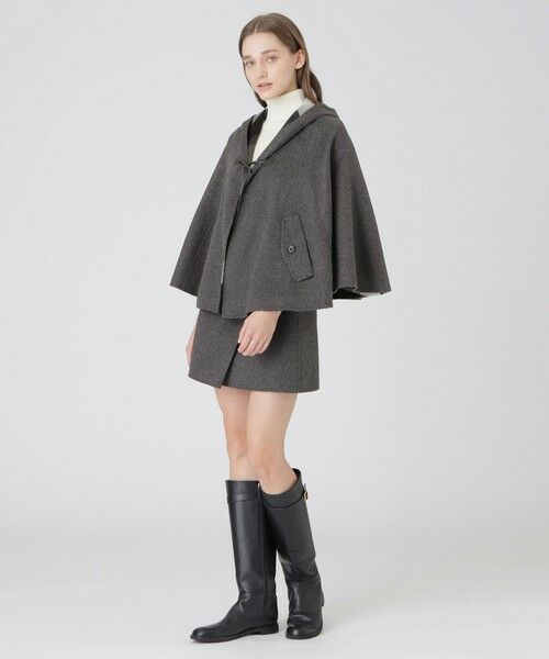 BLUE LABEL / BLACK LABEL CRESTBRIDGE / ブルーレーベル / ブラックレーベル・クレストブリッジ  その他アウター | 【取扱店舗限定】クレストブリッジチェックリバーポリウールケープコート | 詳細1