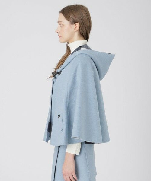 BLUE LABEL / BLACK LABEL CRESTBRIDGE / ブルーレーベル / ブラックレーベル・クレストブリッジ  その他アウター | 【取扱店舗限定】クレストブリッジチェックリバーポリウールケープコート | 詳細7