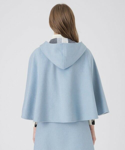 BLUE LABEL / BLACK LABEL CRESTBRIDGE / ブルーレーベル / ブラックレーベル・クレストブリッジ  その他アウター | 【取扱店舗限定】クレストブリッジチェックリバーポリウールケープコート | 詳細8