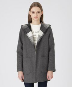 クレストブリッジチェックリバーポリウールコーディガン