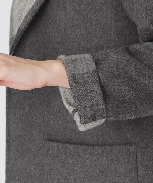 BLUE LABEL / BLACK LABEL CRESTBRIDGE / ブルーレーベル / ブラックレーベル・クレストブリッジ  その他アウター | クレストブリッジチェックリバーポリウールコーディガン | 詳細6