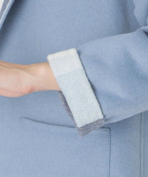 BLUE LABEL / BLACK LABEL CRESTBRIDGE / ブルーレーベル / ブラックレーベル・クレストブリッジ  その他アウター | クレストブリッジチェックリバーポリウールコーディガン | 詳細15