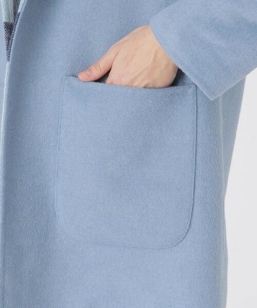 BLUE LABEL / BLACK LABEL CRESTBRIDGE / ブルーレーベル / ブラックレーベル・クレストブリッジ  その他アウター | クレストブリッジチェックリバーポリウールコーディガン | 詳細16