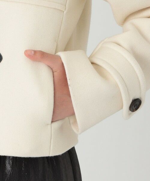 BLUE LABEL / BLACK LABEL CRESTBRIDGE / ブルーレーベル / ブラックレーベル・クレストブリッジ  その他アウター | ツイルメルトンショートダッフルコート | 詳細6