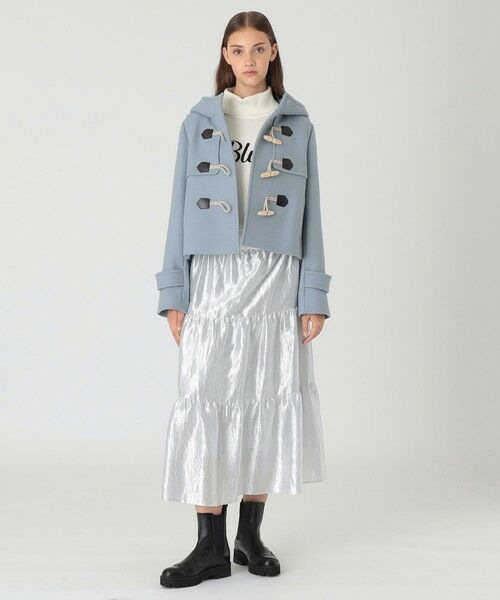 BLUE LABEL / BLACK LABEL CRESTBRIDGE / ブルーレーベル / ブラックレーベル・クレストブリッジ  その他アウター | ツイルメルトンショートダッフルコート | 詳細8