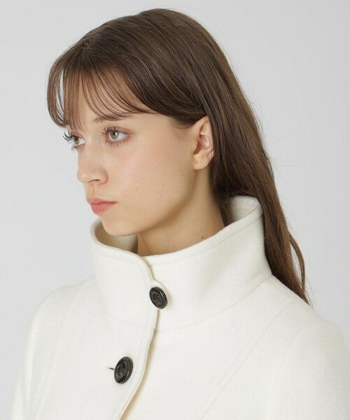 BLUE LABEL / BLACK LABEL CRESTBRIDGE / ブルーレーベル / ブラックレーベル・クレストブリッジ  その他アウター | ファインダブルビーバースタンドカラーコート | 詳細7