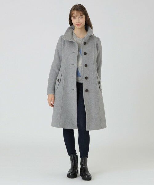 BLUE LABEL / BLACK LABEL CRESTBRIDGE / ブルーレーベル / ブラックレーベル・クレストブリッジ  その他アウター | ファインダブルビーバースタンドカラーコート | 詳細10