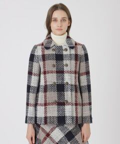 BLUE LABEL / BLACK LABEL CRESTBRIDGE / ブルーレーベル / ブラックレーベル・クレストブリッジ  その他アウター | 【取扱店舗限定】クレストブリッジチェックロービングツイードジャケットコート