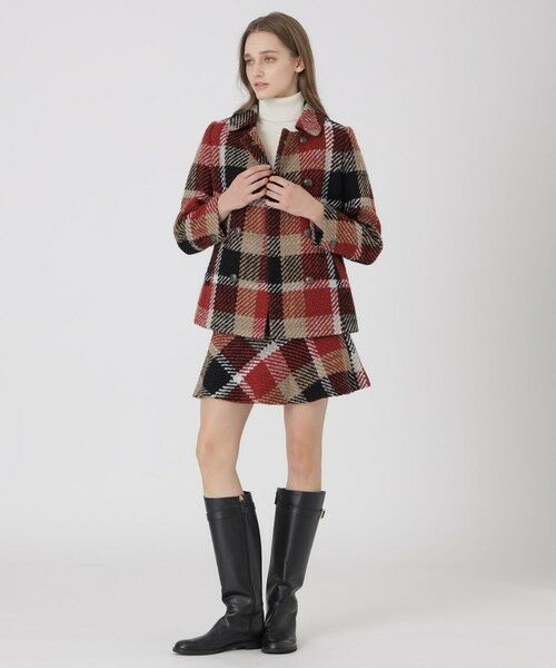 BLUE LABEL / BLACK LABEL CRESTBRIDGE / ブルーレーベル / ブラックレーベル・クレストブリッジ  その他アウター | 【取扱店舗限定】クレストブリッジチェックロービングツイードジャケットコート | 詳細1