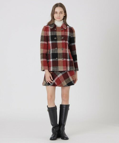 BLUE LABEL / BLACK LABEL CRESTBRIDGE / ブルーレーベル / ブラックレーベル・クレストブリッジ  その他アウター | 【取扱店舗限定】クレストブリッジチェックロービングツイードジャケットコート | 詳細2