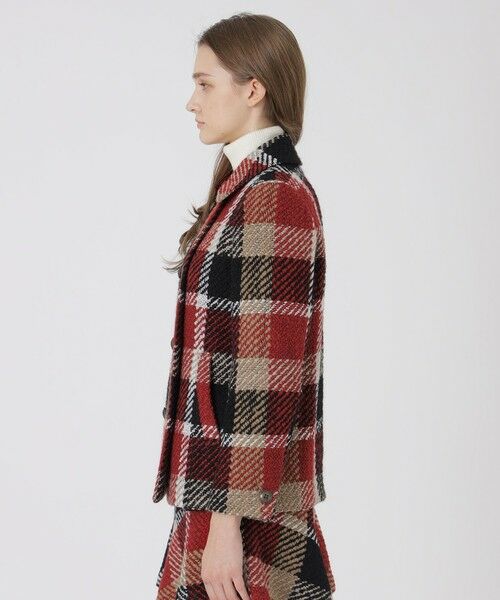 BLUE LABEL / BLACK LABEL CRESTBRIDGE / ブルーレーベル / ブラックレーベル・クレストブリッジ  その他アウター | 【取扱店舗限定】クレストブリッジチェックロービングツイードジャケットコート | 詳細3