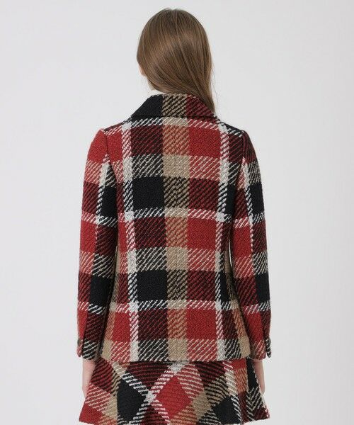 BLUE LABEL / BLACK LABEL CRESTBRIDGE / ブルーレーベル / ブラックレーベル・クレストブリッジ  その他アウター | 【取扱店舗限定】クレストブリッジチェックロービングツイードジャケットコート | 詳細4