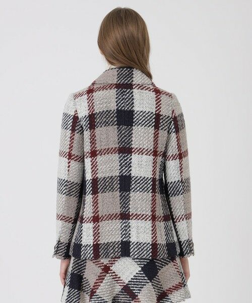BLUE LABEL / BLACK LABEL CRESTBRIDGE / ブルーレーベル / ブラックレーベル・クレストブリッジ  その他アウター | 【取扱店舗限定】クレストブリッジチェックロービングツイードジャケットコート | 詳細11