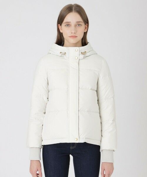 BLUE LABEL / BLACK LABEL CRESTBRIDGE / ブルーレーベル / ブラックレーベル・クレストブリッジ その他アウター | ハイマルチピーチタフタショートダウンコート | 詳細2