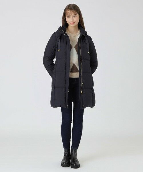 BLUE LABEL / BLACK LABEL CRESTBRIDGE / ブルーレーベル / ブラックレーベル・クレストブリッジ その他アウター | ハイマルチピーチタフタロングダウンコート | 詳細11