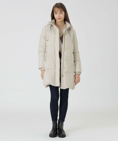 BLUE LABEL / BLACK LABEL CRESTBRIDGE / ブルーレーベル / ブラックレーベル・クレストブリッジ その他アウター | ハイマルチピーチタフタロングダウンコート | 詳細21