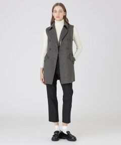 BLUE LABEL / BLACK LABEL CRESTBRIDGE / ブルーレーベル / ブラックレーベル・クレストブリッジ  その他アウター | クレストブリッジチェックリバーポリウールジレ