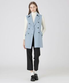 BLUE LABEL / BLACK LABEL CRESTBRIDGE / ブルーレーベル / ブラックレーベル・クレストブリッジ  その他アウター | クレストブリッジチェックリバーポリウールジレ