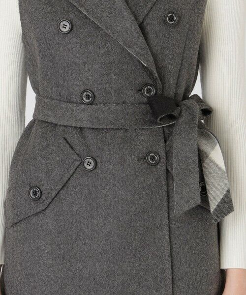 BLUE LABEL / BLACK LABEL CRESTBRIDGE / ブルーレーベル / ブラックレーベル・クレストブリッジ  その他アウター | クレストブリッジチェックリバーポリウールジレ | 詳細4