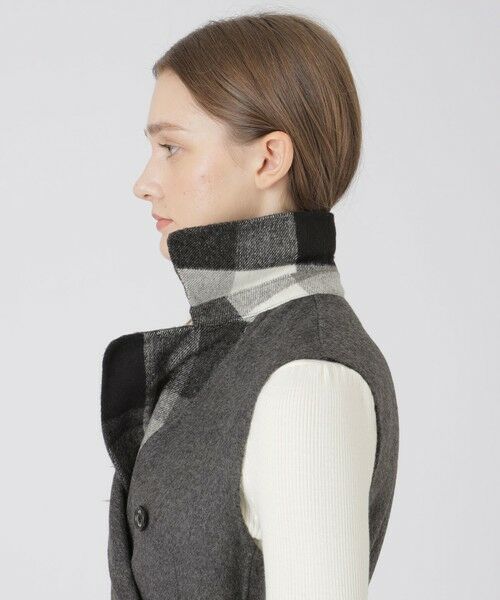 BLUE LABEL / BLACK LABEL CRESTBRIDGE / ブルーレーベル / ブラックレーベル・クレストブリッジ  その他アウター | クレストブリッジチェックリバーポリウールジレ | 詳細6