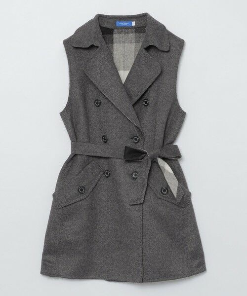 BLUE LABEL / BLACK LABEL CRESTBRIDGE / ブルーレーベル / ブラックレーベル・クレストブリッジ  その他アウター | クレストブリッジチェックリバーポリウールジレ | 詳細8