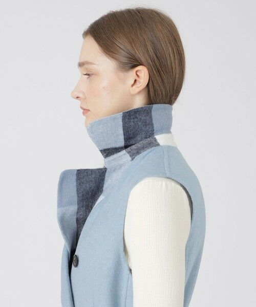 BLUE LABEL / BLACK LABEL CRESTBRIDGE / ブルーレーベル / ブラックレーベル・クレストブリッジ  その他アウター | クレストブリッジチェックリバーポリウールジレ | 詳細12