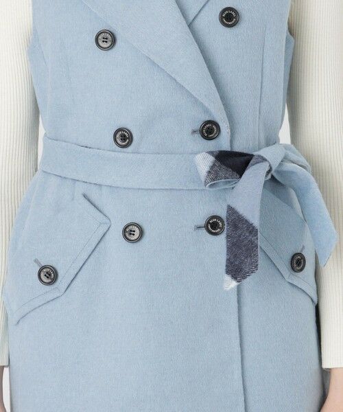 BLUE LABEL / BLACK LABEL CRESTBRIDGE / ブルーレーベル / ブラックレーベル・クレストブリッジ  その他アウター | クレストブリッジチェックリバーポリウールジレ | 詳細13